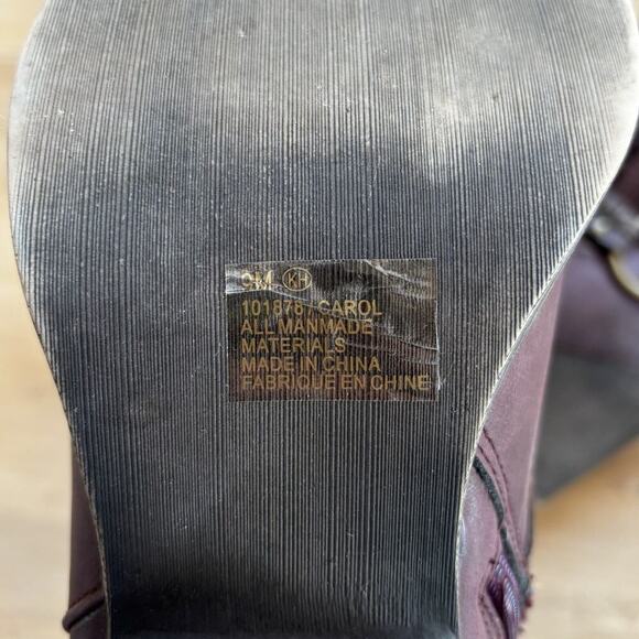 Maurice’s Carol 101878 Western Braided Strappy Ankle Zip Up Bootie Size 9M - Picture 5 of 13